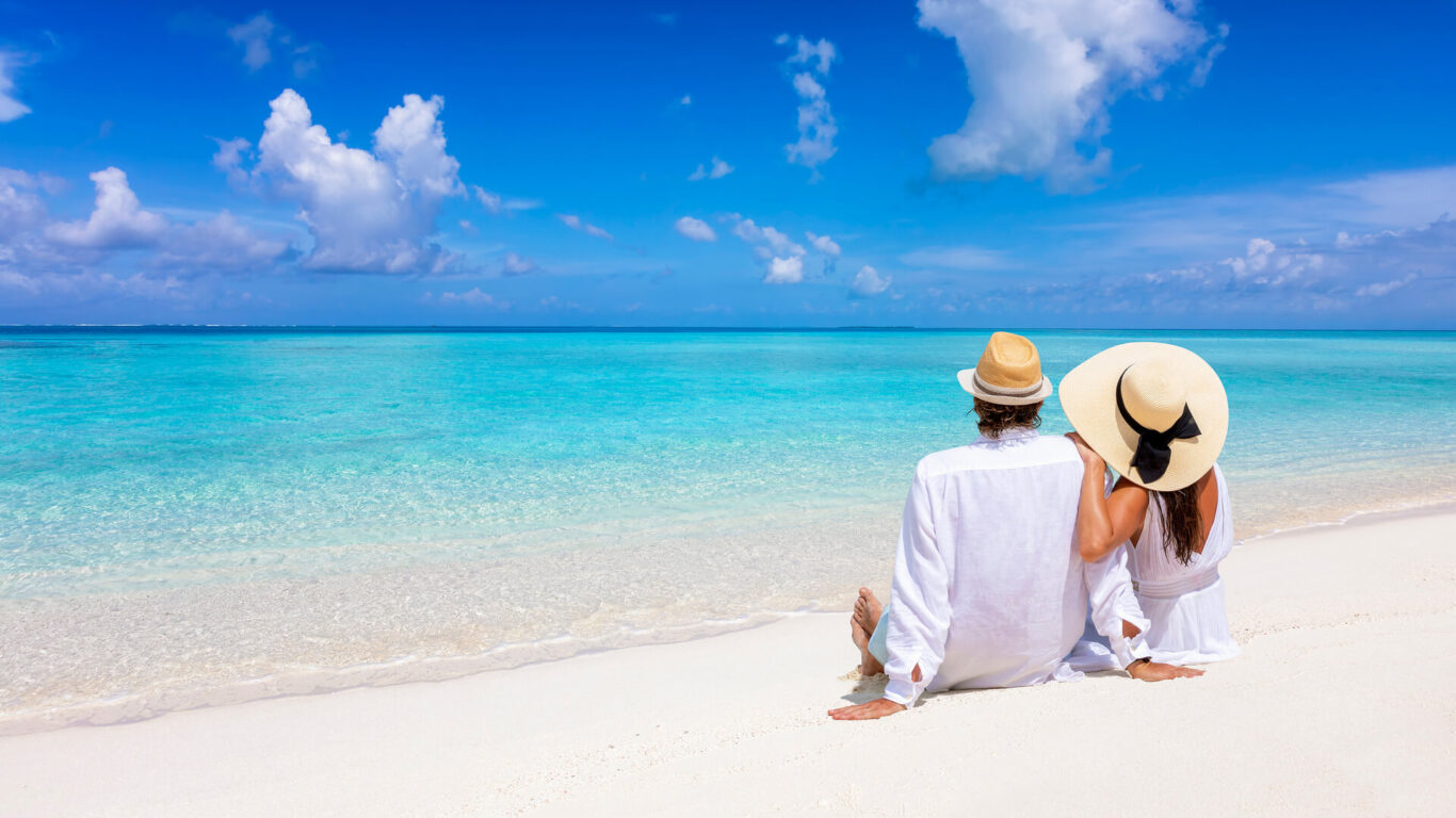 stock Romantic Couple Getaway